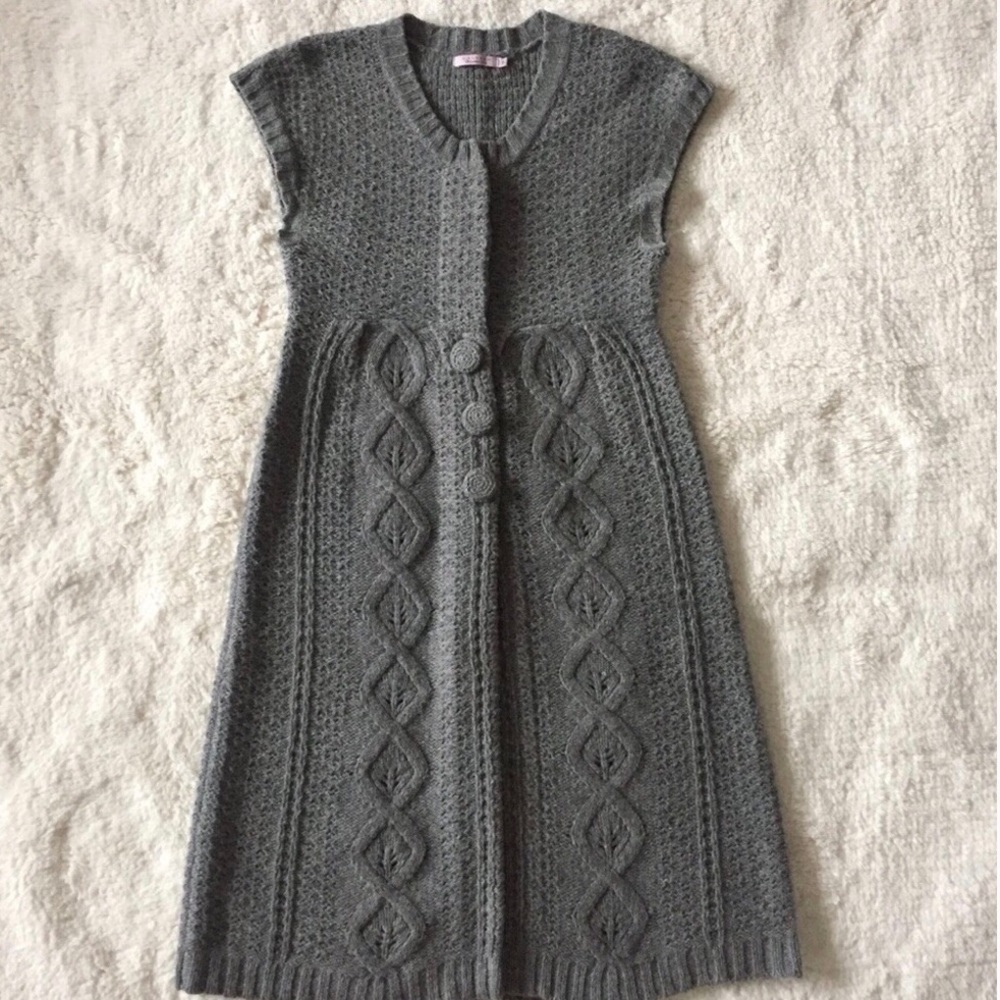 Calypso St. Barth Wool/Cashmere Cardigan “Dress”